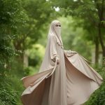 Elegant Georgette Butterfly Abaya – Full 4-Piece Set + Free Gift