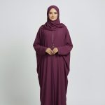 Elegant Georgette Butterfly Abaya – Full 4-Piece Set + Free Gift